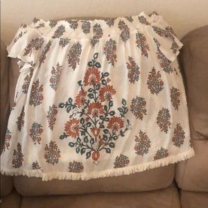 Off the shoulder shirt